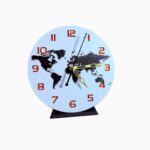 World Map Desk Clock