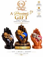 Precious Baby & Guardian Hand Statue : Custom Order